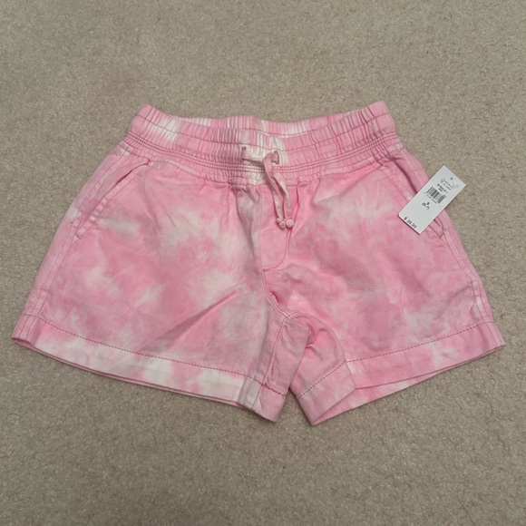 Gap Kids Pink White Tie Dye Shorts Size S - Picture 1 of 4